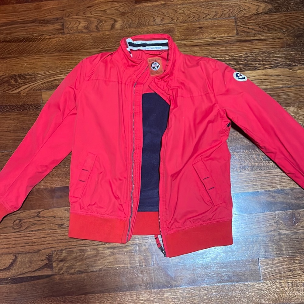 Red napapijri jacket